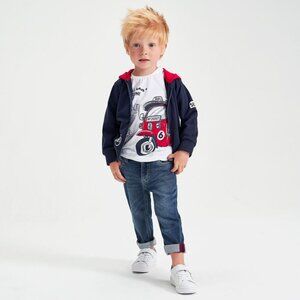 IDO BABY BOYS BLUE JERSEY JEANS